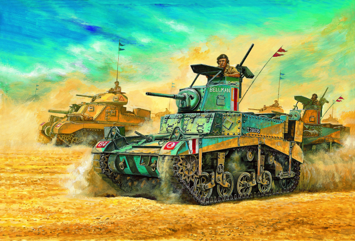 Academy 13270 - 1:35 BRITISH M3 STUART HONEY  [1]