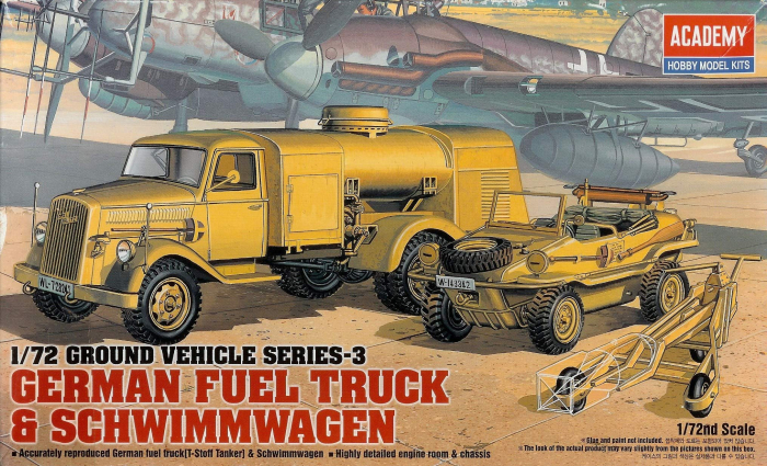 Academy 13401 - 1:72 German Fuel Tank & Schwimmwagen [1]