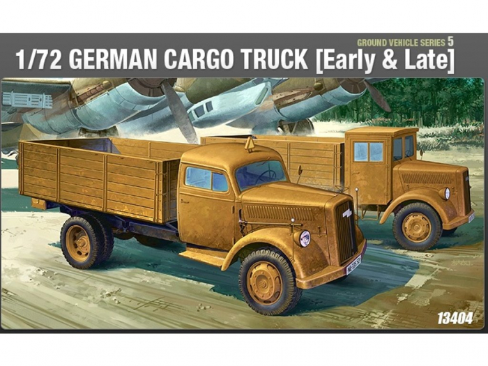 Academy 13404 - 1:72 GERMAN CARGO TRUCK E/L [1]