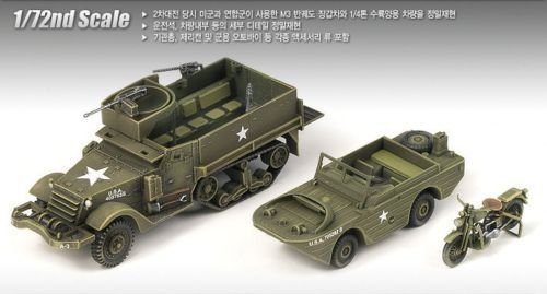 Academy 13408 - 1:72 M3 Half Track & 1/4ton Amphibian Vehicle [2]