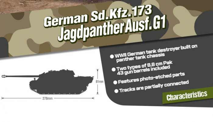 Academy 13539 - 1:35 German Sd.kfz.173 Jagdpanther Ausf.G1 [2]