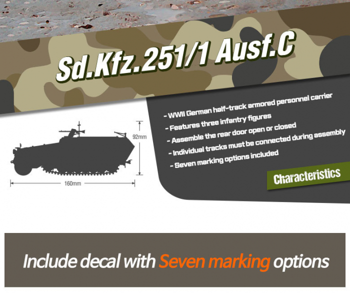 Academy 13540 - 1:35 German Sd.kfz.251/1 Ausf.C [2]