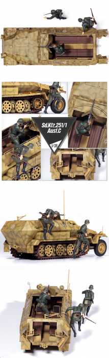 Academy 13540 - 1:35 German Sd.kfz.251/1 Ausf.C [4]
