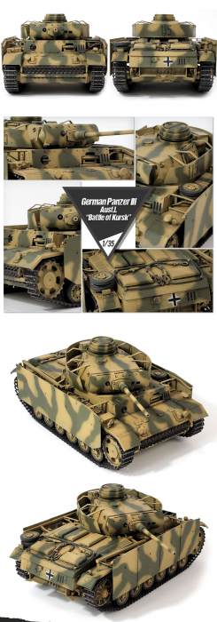 Academy 13545 - 1:35 German Panzer III Ausf.L "Battle of Kursk" [3]
