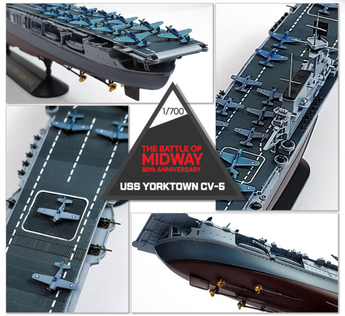 Academy 14229 - 1:700 USS Yorktown CV-5 "Battle of Midway" [4]