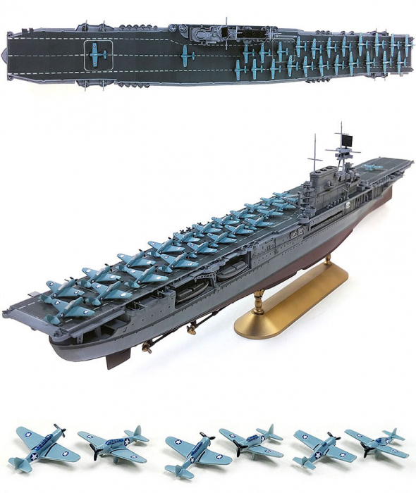 Academy 14409 - 1:700 USS Enterprise CV-6 "Batte of Midway" [4]