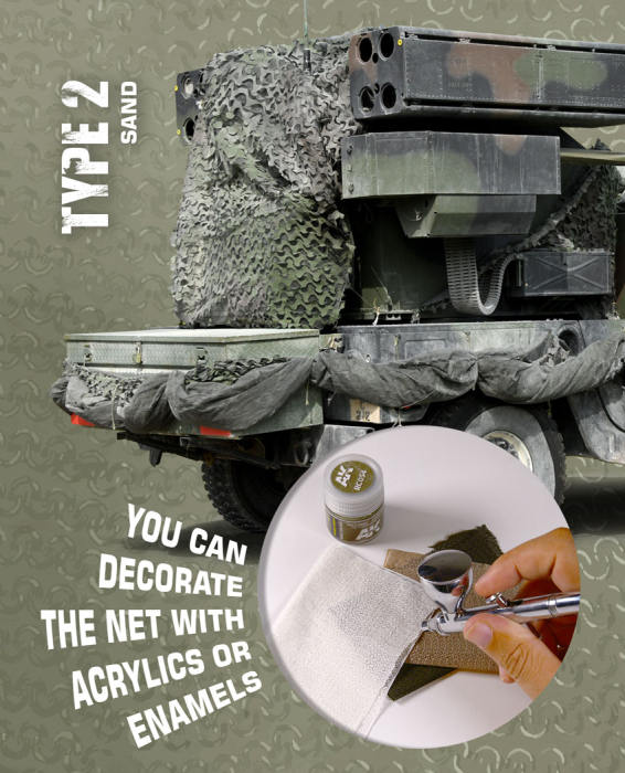 AK 8062 - REGULAR MIMETIC NET Type 2 BROWN [2]