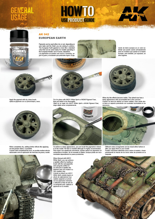 AK Interactive 042 - Pigments - Europe Earth [2]