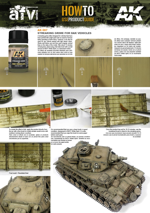 AK Interactive 067 - Streaking Grime For Afrika Korps Vehicles [2]