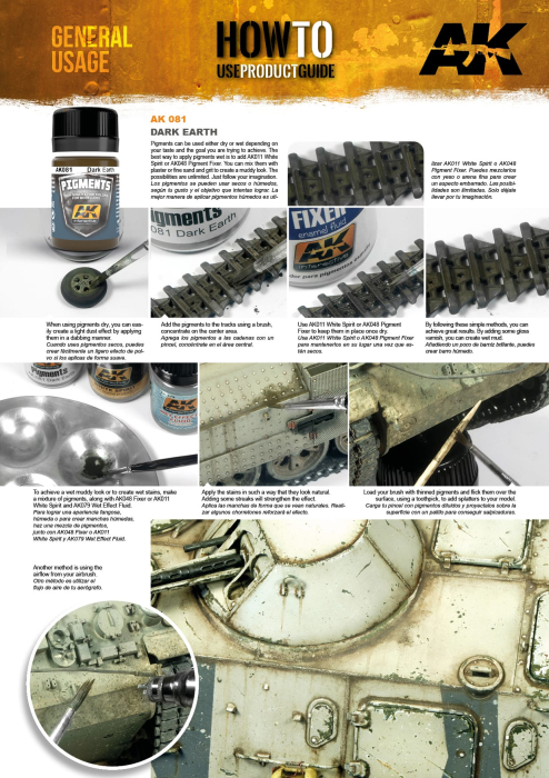 AK Interactive 081 - Pigments - Dark Earth [2]