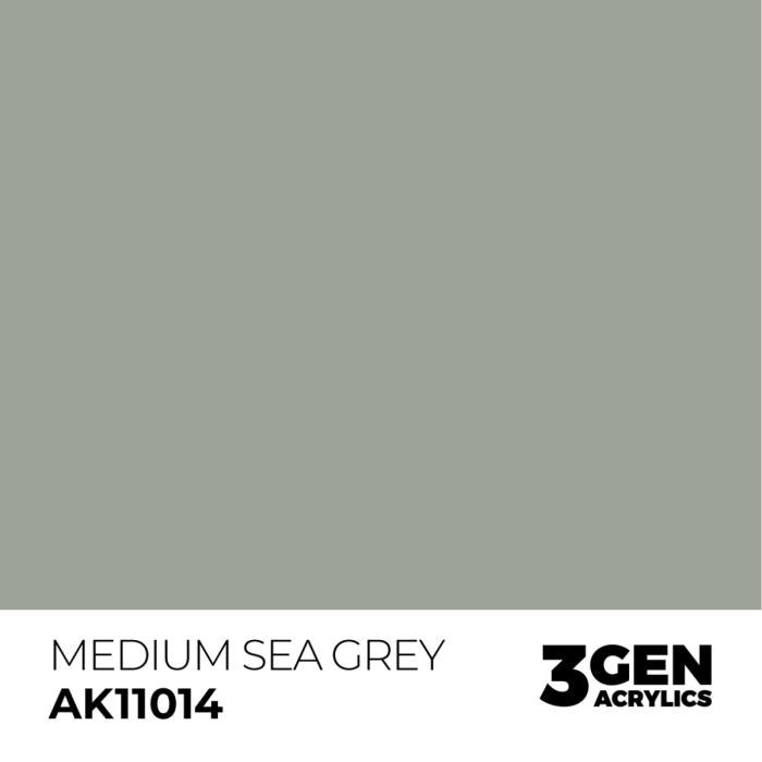 Ak Interactive 11014 - Medium Sea Grey 17ml [2]