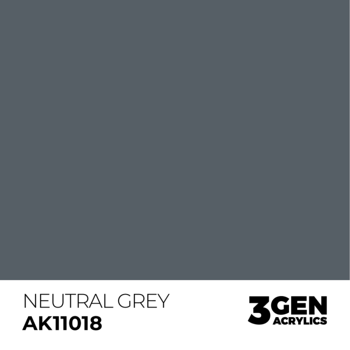 Ak Interactive 11018 - Neutral Grey 17ml [2]