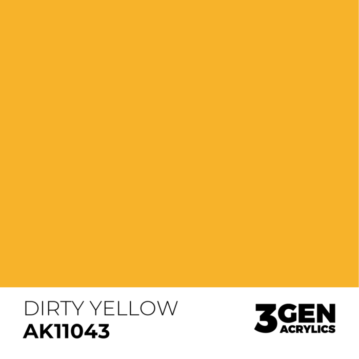 Ak Interactive 11043 - Dirty Yellow 17ml [2]