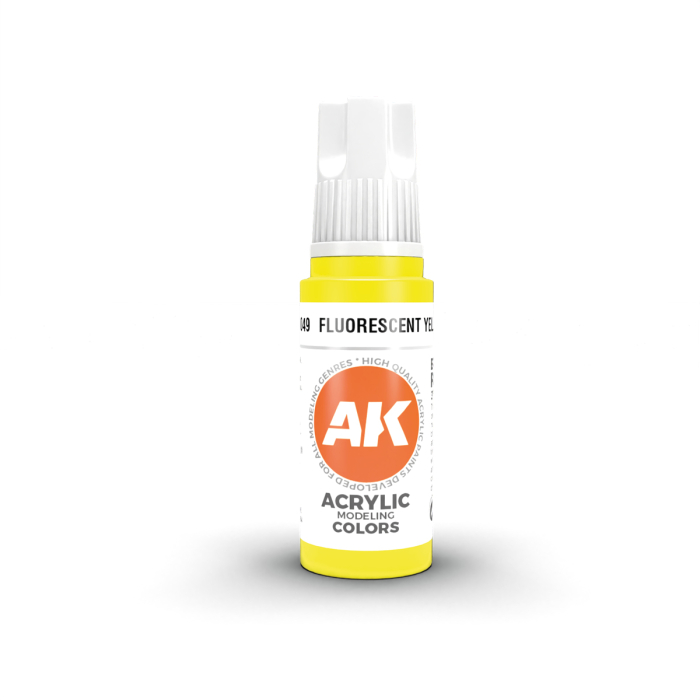 Ak Interactive 11049 - Fluorescent Yellow 17ml [1]