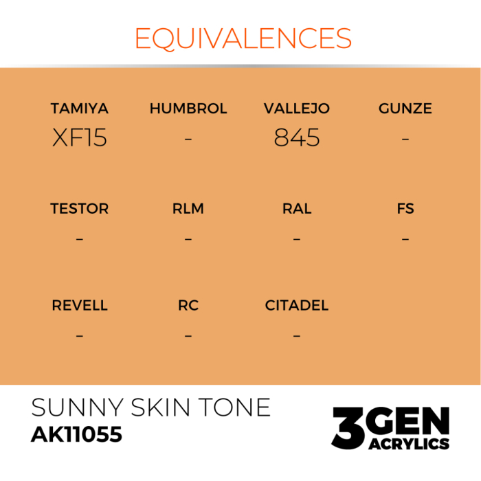 Ak Interactive 11055 - Sunny Skin Tone 17ml [3]
