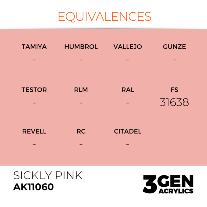 Ak Interactive 11060 - Sickly Pink 17ml [3]