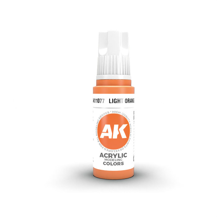 Ak Interactive 11077 - Light Orange 17ml [1]