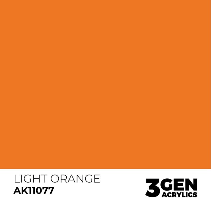 Ak Interactive 11077 - Light Orange 17ml [2]