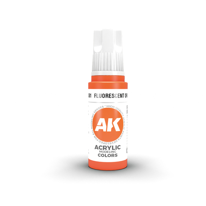 Ak Interactive 11081 - Fluorescent Orange 17ml [1]