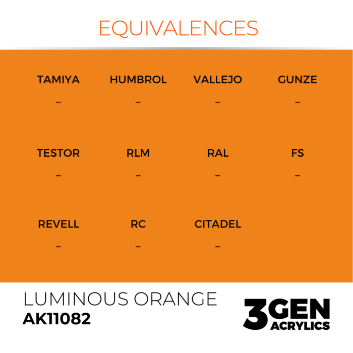 Ak Interactive 11082 - Luminous Orange 17ml [3]