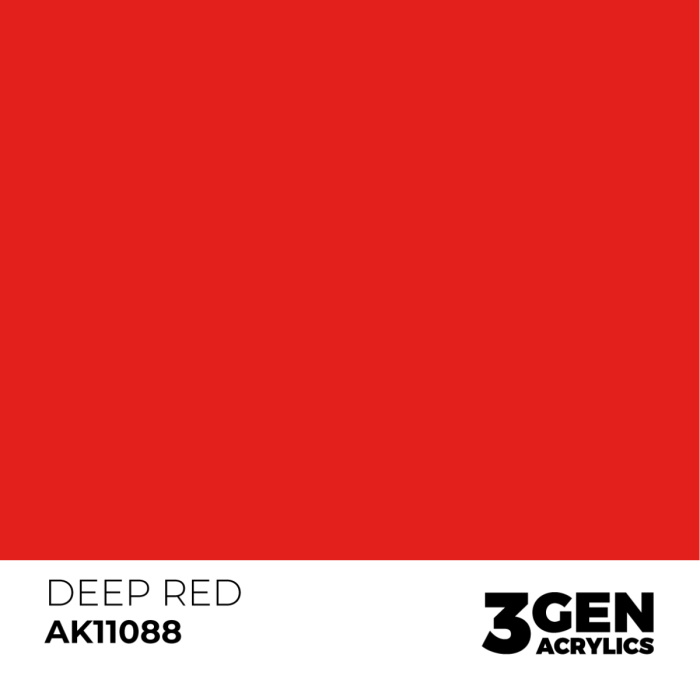 Ak Interactive 11088 - Deep Red 17ml [2]