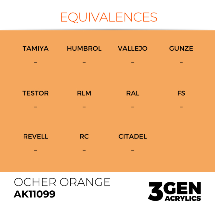 Ak Interactive 11099 - Ocher Orange 17ml [3]