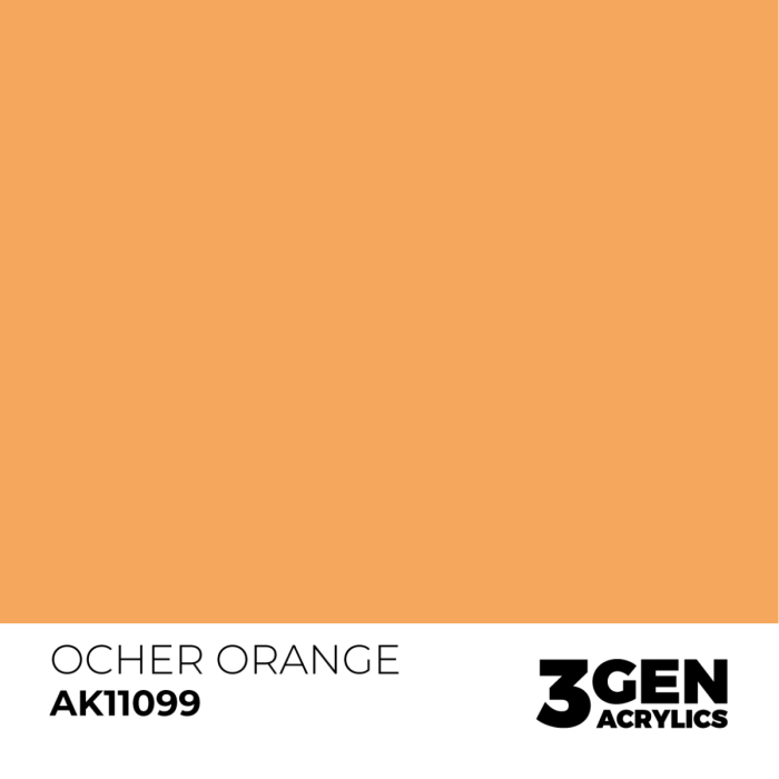 Ak Interactive 11099 - Ocher Orange 17ml [2]