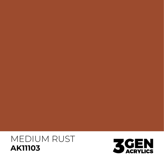 Ak Interactive 11103 - Medium Rust 17ml [2]