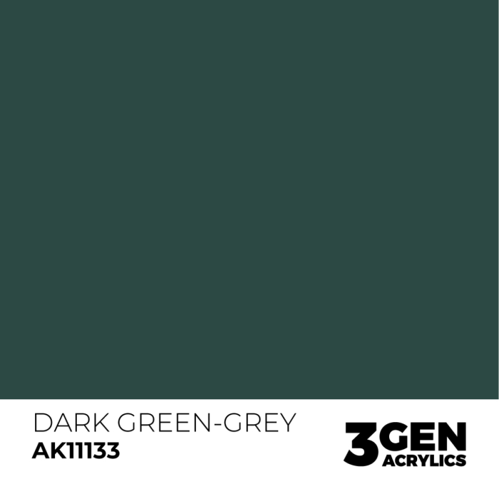 Ak Interactive 11133 - Dark Green-Grey 17ml [2]
