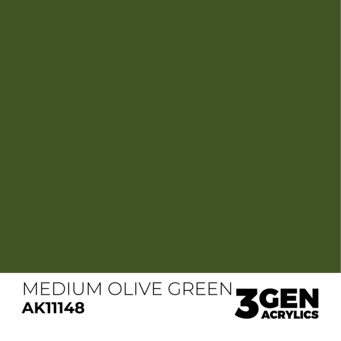 Ak Interactive 11148 - Medium Olive Green 17ml [2]
