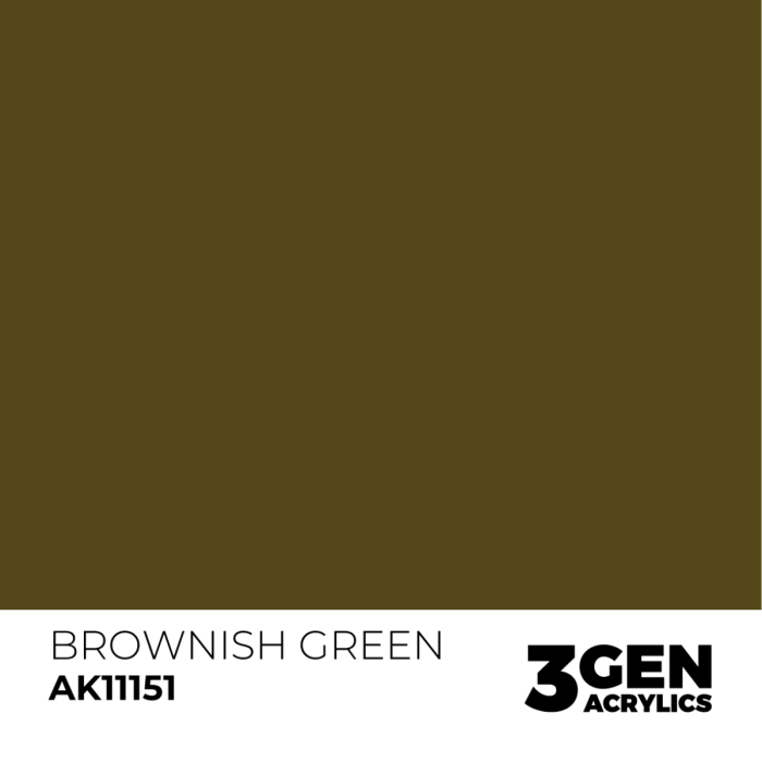 Ak Interactive 11151 - Brownish Green 17ml [2]
