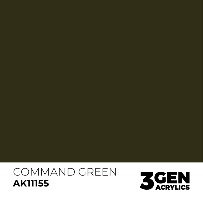 Ak Interactive 11155 - Command Green 17ml [2]