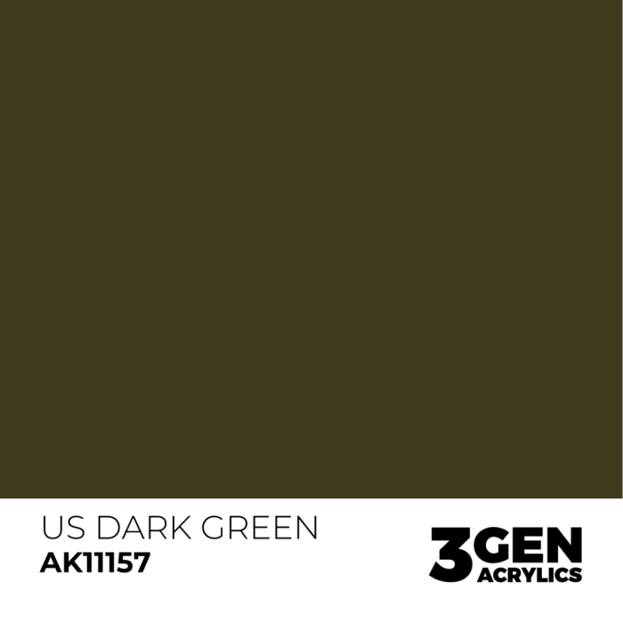 Ak Interactive 11157 - US Dark Green 17ml [2]