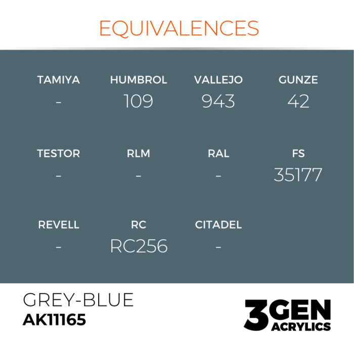 Ak Interactive 11165 - Grey-Blue 17ml [3]
