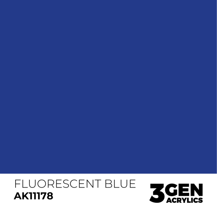 Ak Interactive 11178 - Fluorescent Blue 17ml [2]