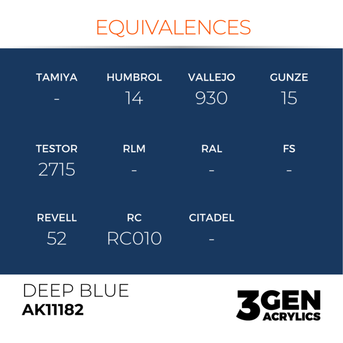 Ak Interactive 11182 - Deep Blue 17ml [3]
