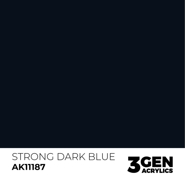 Ak Interactive 11187 - Strong Dark Blue 17ml [2]