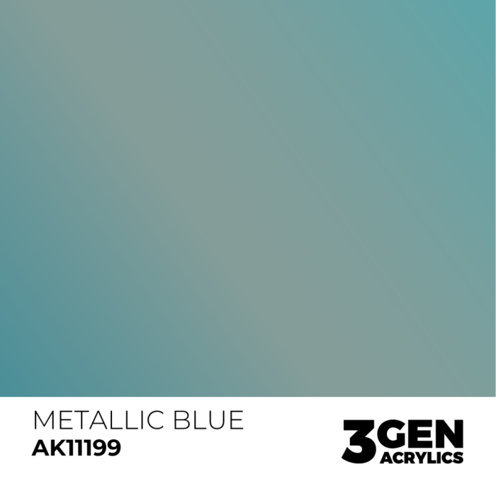 Ak Interactive 11199 - Metallic Blue 17ml [2]