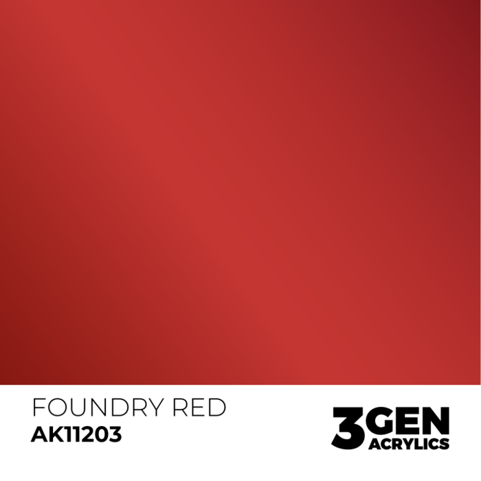 Ak Interactive 11203 - Foundry Red 17ml [2]