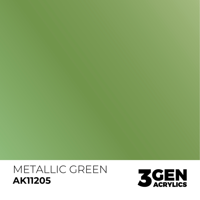 Ak Interactive 11205 - Metallic Green 17ml [2]