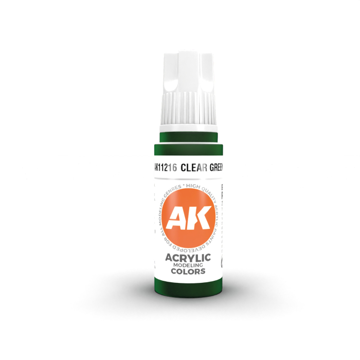 Ak Interactive 11216 - Clear Green 17ml [1]
