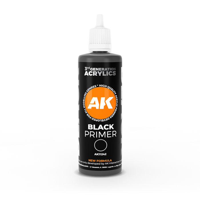 Ak Interactive 11242 - Black Primer 100 ML [1]