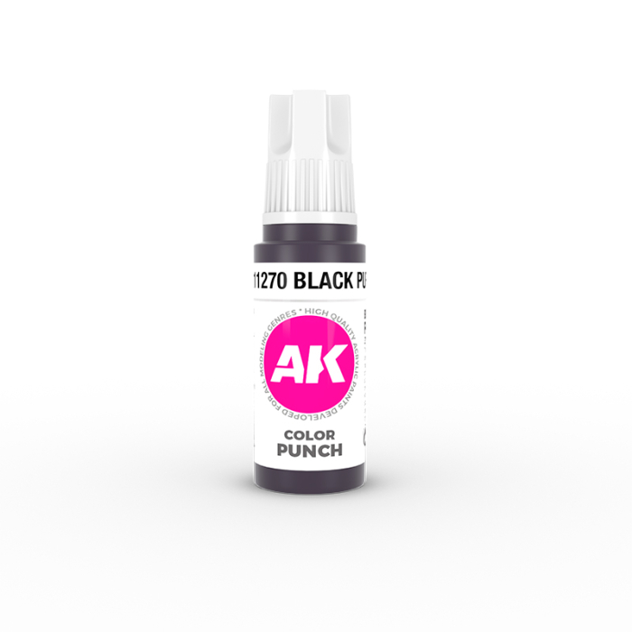 Ak Interactive 11270 - Black Purple COLOR PUNCH 17 ml [1]
