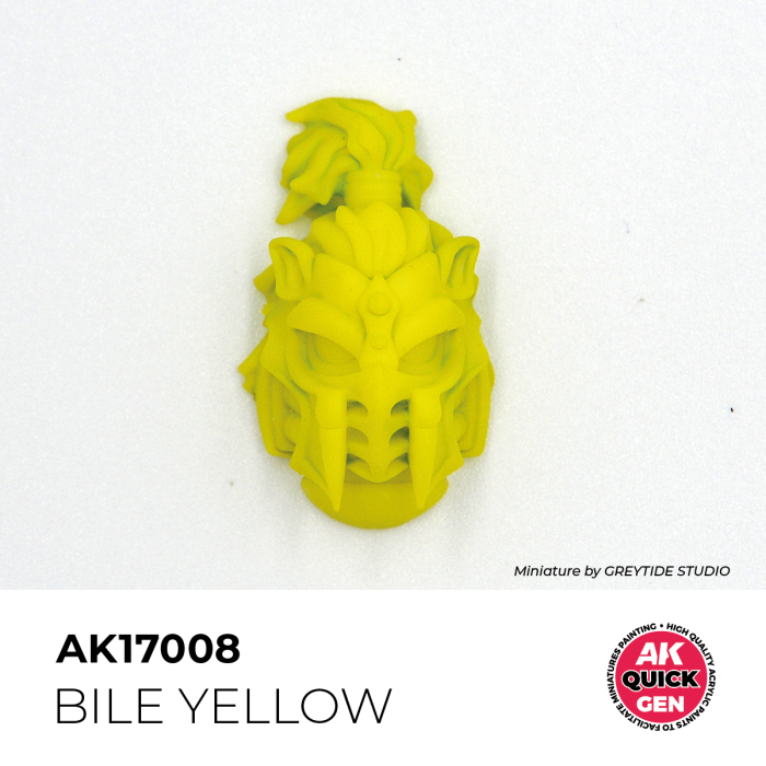 AK Interactive 17008 - Bile Yellow 18 ml - Quick Gen [2]