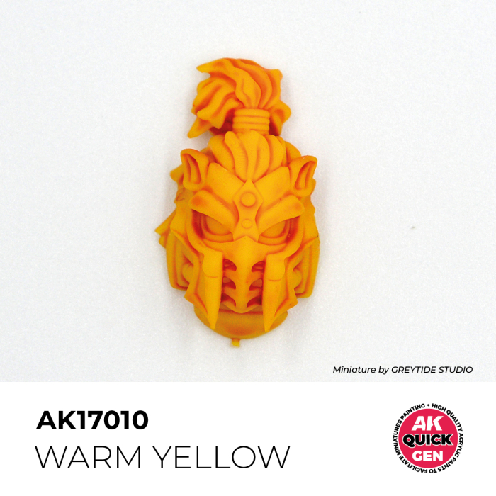 AK Interactive 17010 - Warm Yellow 18 ml - Quick Gen [2]