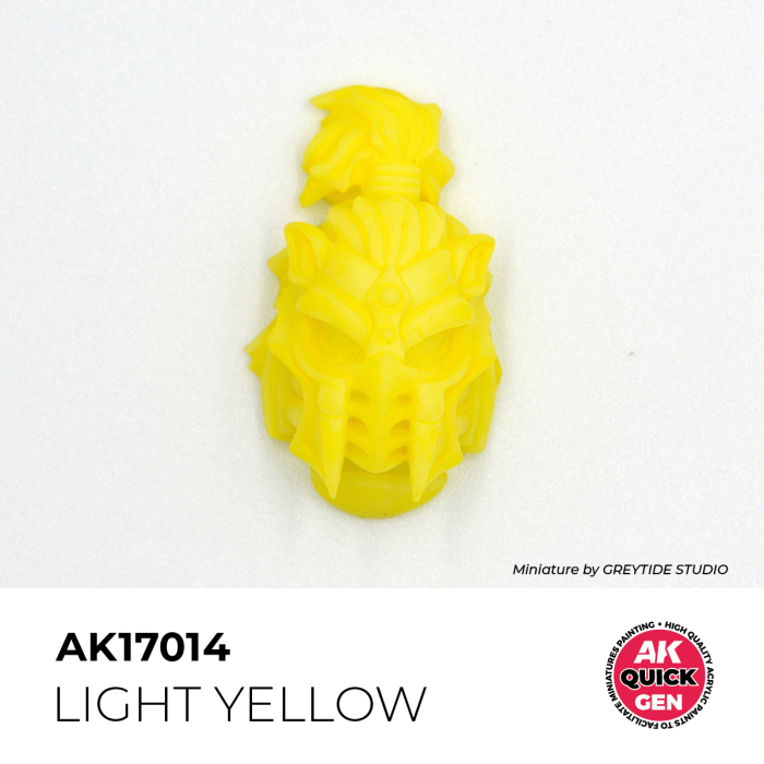 AK Interactive 17014 - Light Yellow 18 ml - Quick Gen [2]