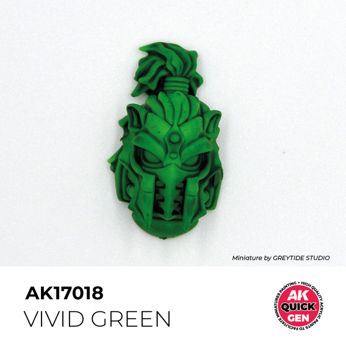 AK Interactive 17018 - Vivid Green 18 ml - Quick Gen [2]