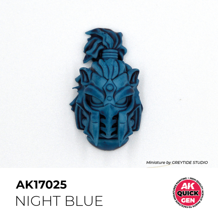 AK Interactive 17025 - Night Blue 18 ml - Quick Gen [2]