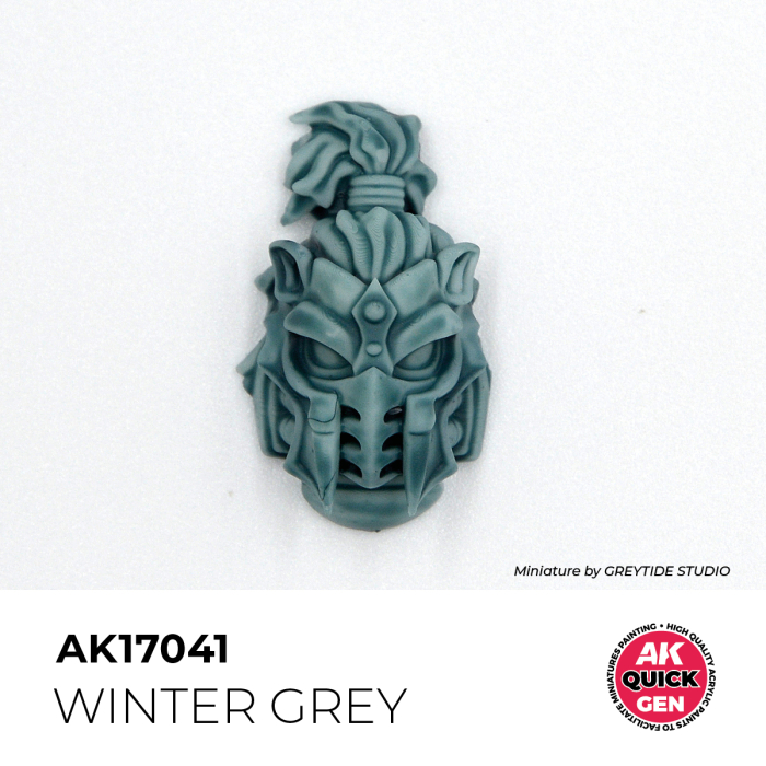 AK Interactive 17041 - Winter Grey 18 ml - Quick Gen [2]