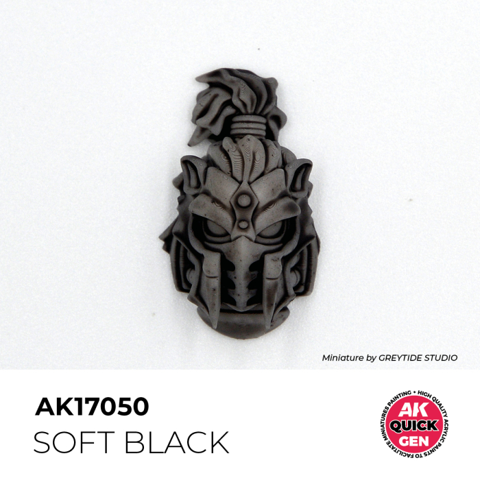 AK Interactive 17050 - Soft Black 18 ml - Quick Gen [2]